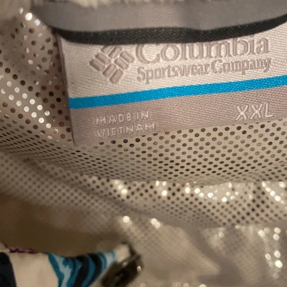 Preowned Women’s Columbia Floral Cream Jacket XXL Excellent - Picture 4 of 7